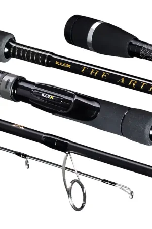 Canne Spinning Illex The Artist X5 S 225 M Black Ops 225,5cm, 7-21g Retour Gratuit