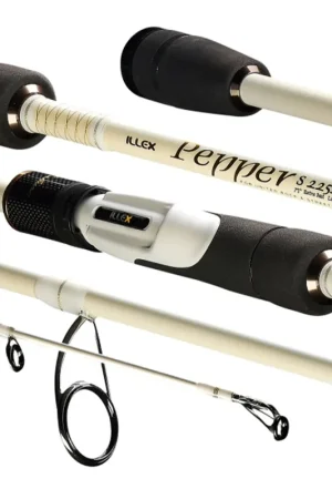 Promotion Saisonnière Canne Spinning Illex Pepper X5 S 2252M-MH Silver Ops 2.25m, 7-30g