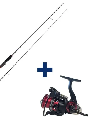 Authentique Pack Canne Evok Invictus V2 2.26m, 3-10g + Moulinet Invictus 2500Fd