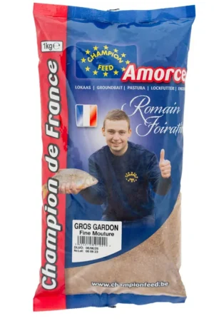 Amorce Champion Feed Gros Gardon Fine Mouture Champion De France 1kg Satisfait Ou Remboursé