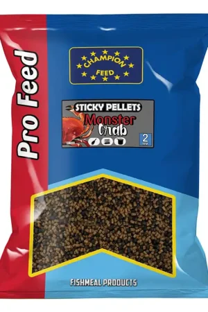 Pellets Champion Feed Sticky Pellets 2mm Monster Crab 650G Paiement Sécurisé