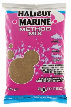 Dernier Modèle Method Mix Bait Tech Halibut Marine 2kg