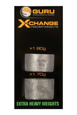 Plombs pour cages feeder guru x-change weights extra heavy (2 pièces) Prix Promo