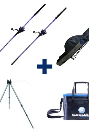 Pack 2 Combos Telesurf 3m90 + Trepied Quai+ Fourreau + Bakkan Acheter En Ligne
