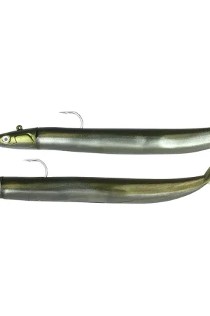 Meilleur Prix Leurres souples fiiish double combo crazy sand eel 180 off shore 18cm 40g