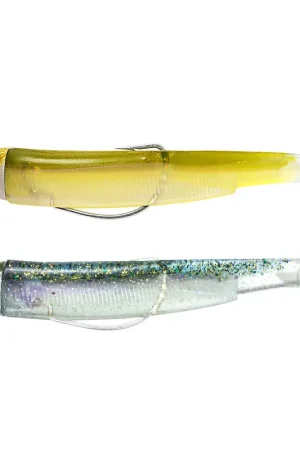Leurre souple fiiish double combo (2 leurres montés) black minnow 120 shore 12cm 12g Produit De Marque