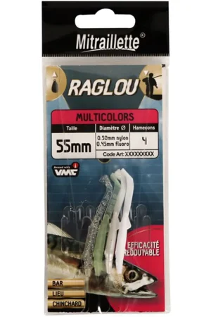 Promotion Saisonnière Bas de ligne Ragot Raglou 35 Sabiki
