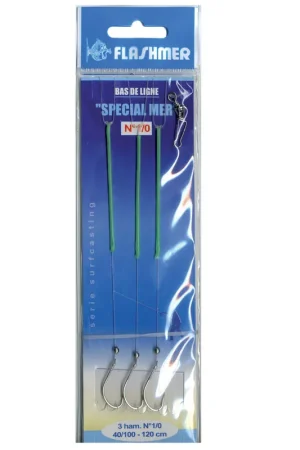 Retour Gratuit Bas de ligne flashmer special mer 3 hamecons