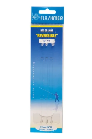Super Prix Bas de ligne reversible 3 Hamecons Flashmer