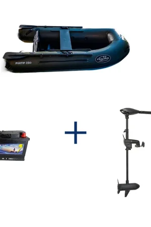 Pack Furtif 230 + Moteur 40 Lbs et Batterie 110 Ah Quantité Limitée