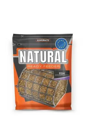 Satisfait Ou Remboursé Amorce Sonubaits Natural Ready Feeder Groundbait Fish (1kg)
