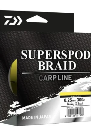 Tresse Daiwa Superspod 0.25mm (300m) Vente Directe