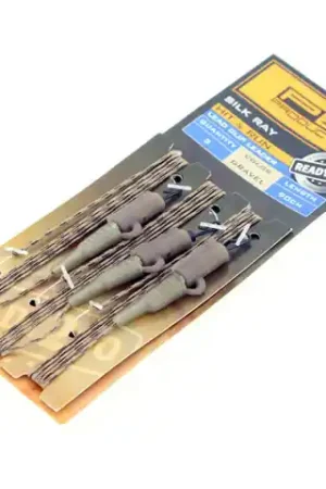 Bas de ligne avec Clip Plomb PB Products Ready2Go Silk Ray Hit & Run Leadclip Leader 90cm (3 pcs) Offre Du Jour