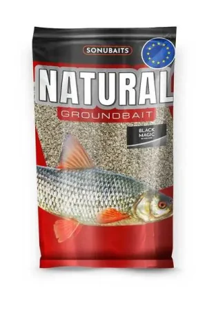 Amorce Sonubaits Natural Black Magic Groundbait (1kg) Commande En Gros