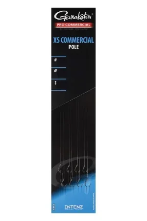 Meilleure Vente Bas de ligne Gamakatsu Coarse XS Commercial Pole 20cm (8 pièces)