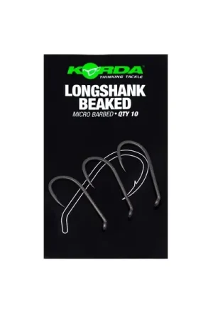 Hameçons carpe Korda Longshank Beaked avec ardillon (10 pièces) Livraison Express
