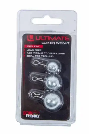 Expédié Aujourd'hui Poids pour leurre Ultimate Clip-On Weight Zinc Mix (3pcs)