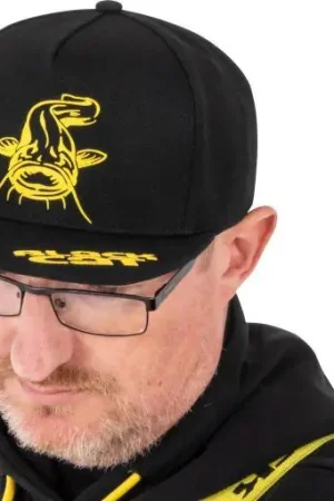 Casquette Black Cat Black Flat Peak Cap Dernier Modèle