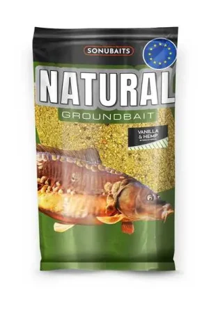 Amorce Sonubaits Natural Vanilla & Hemp Groundbait (1kg) Promotion