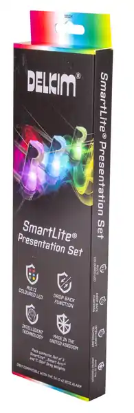 Top Vente Set de balanciers lumineux multicolores Delkim SmartLite Presentation (3 pièces)