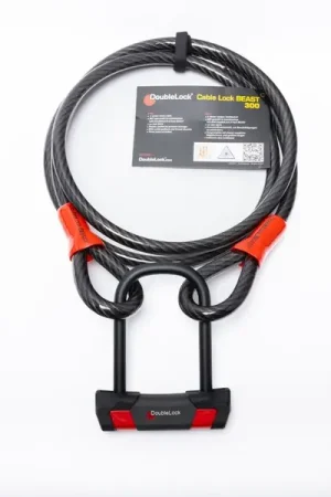 DoubleLock Cable Lock Beast 300 ART Kabelslot Promotion Saisonnière