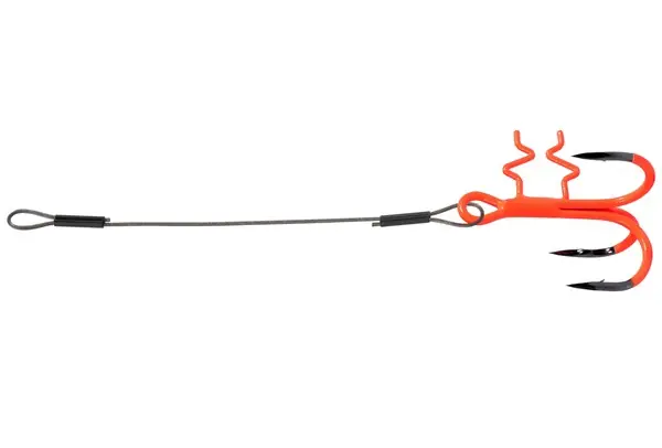 BKK Assist Spear Softbait Stinger 7x7 Wire Zander UVO 7kg (0.36mm) (2 Pièces) Haute Qualité