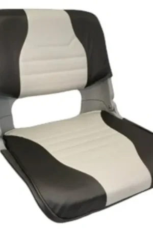 Retour Gratuit Siège de Bateau Pliable Springfield Modèle 'Fish Pro' Noir/Gris