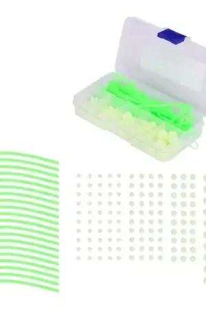 Usine Directe Kit de perles phosphorescentes et tubes Fish4All (170pcs)