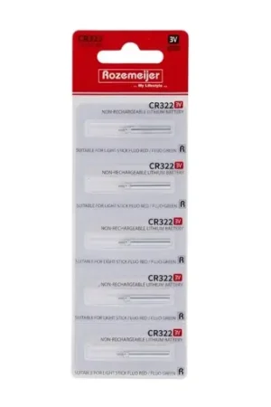 Rozemeijer CR322 Lithium Light Stick Battery Pack 5pcs (non-rechargeable) Certifié