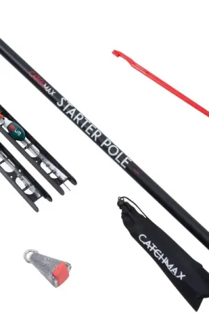 Catchmax Starter Canne au Coup 3m + Kit Bon Marché