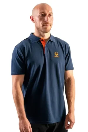 T-Shirt Guru Polo Navy/Orange Satisfait Ou Remboursé