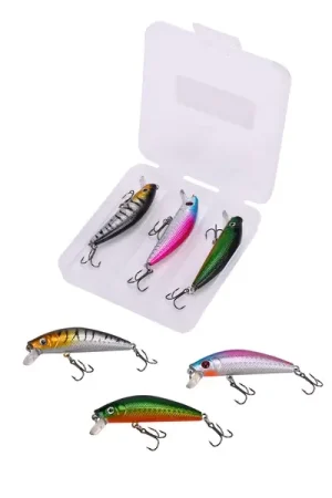 Achetez Aujourd'hui Set de Leurres Durs Flottants Fish4All Hardlure Kit Prey 1 - 7cm 8.1g (3 Pièces)