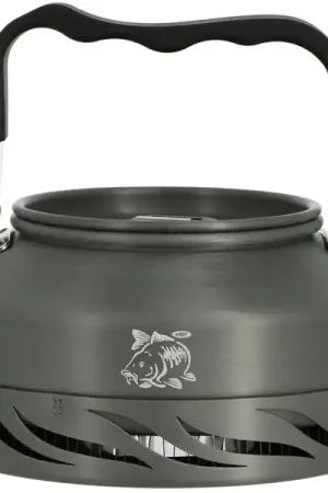 Bouilloire NGT Aluminium Outdoor Fast Burn Kettle Gun Metal (0.80L) Quantité Limitée