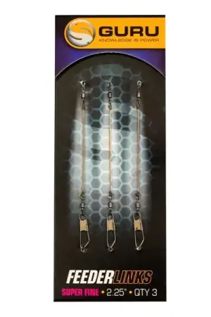Lien Feeder Super Fin Guru 5.72cm (3pcs) Nouvelle Collection