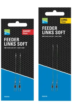 Liens feeder souples Preston (2 pièces) Usine Directe