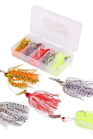 Kit de bladed jigs Fish4All 19g 12cm (5pcs) Expédié Aujourd'hui