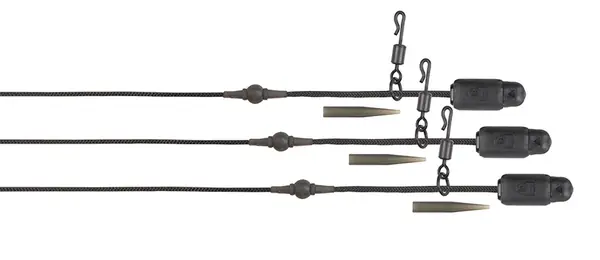 Promotion Saisonnière Heli-Clip Rigs Leadcore Fox Edges 50lb 75cm (3 pièces)
