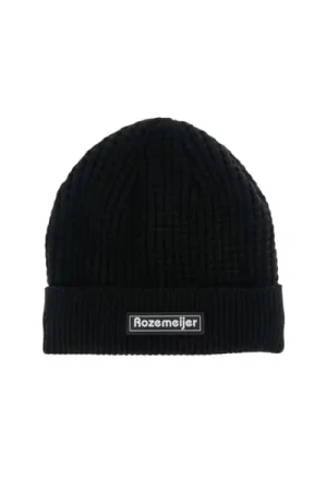 Bonnet de Pêche Rozemeijer Fleece Beanie Black Pas Cher