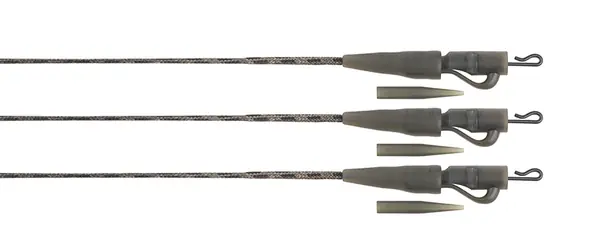 Authentique Montages Clip Plomb Fox Edges Naturals Submerge 75cm (3 pièces)