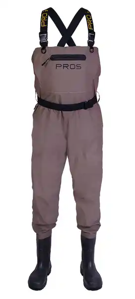 Waders PROS Breathable Chest Waders SB04 Air Olive Remise