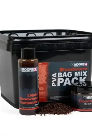 Kit CC Moore Bloodworm PVA Bag Mix Bucket Pack Seulement Aujourd'hui