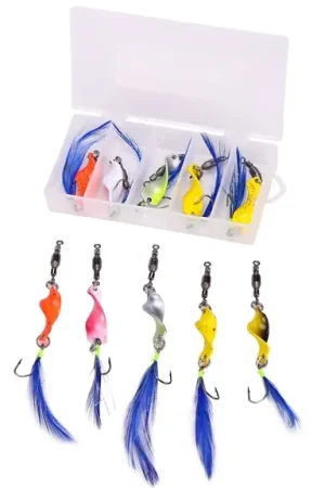 Kit Leurres Fish4All Spiral Lure Kit 7cm 3g (5 Pièces) Petit Prix