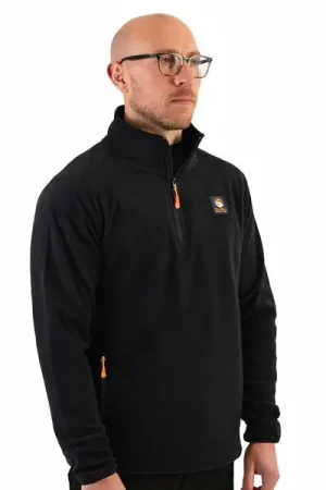Veste Polaire Guru 1/4 Zip Black Usine Directe