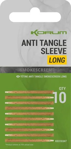 Promotion Manchon Korum Smokescreen Anti Tangle Sleeve Long (10 pièces)