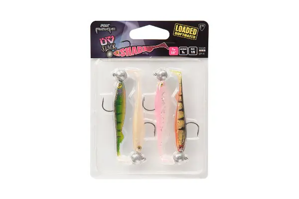 Fox Rage Slick Shad Loaded UV Mixed Colour Pack Vente Directe