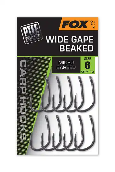 Super Prix Hameçon carpe Fox Wide Gape Beaked (10 pièces)
