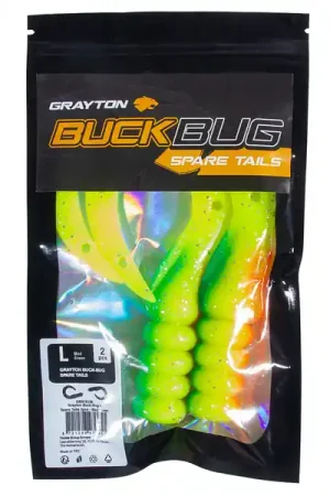 Réduction Queues de Rechange Grayton Buck-Bug L Spare Tails (2 pièces)