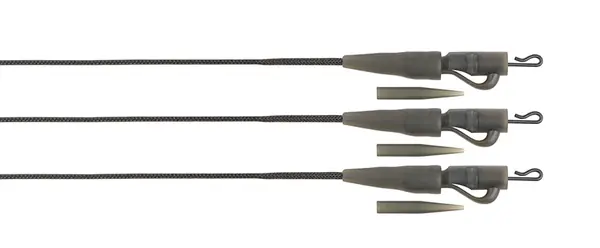 Fox Edges Naturals 50lb Leadcore Lead Clip Leaders 75cm (3 Pièces) Réduction
