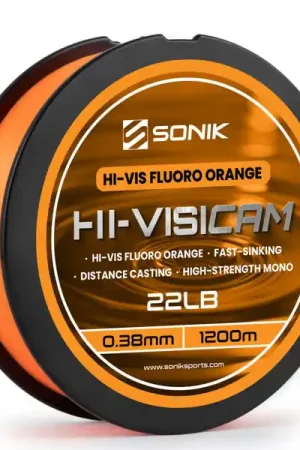 Bon Marché Nylon Sonik Hi-Visicam Orange 1200m