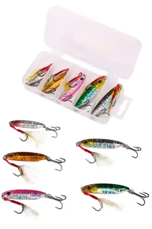 Promotion Saisonnière Jigs métalliques mer Fish4All (5pcs)